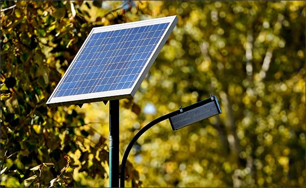 split solar street light